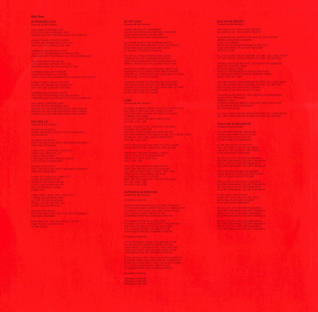 The Beatles – 1962-1966 (The Red Album): 2023 Edition (3-LP Vinyl) Vinyl Record
