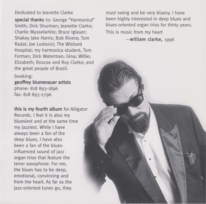 William Clarke – Hard Way Music CD