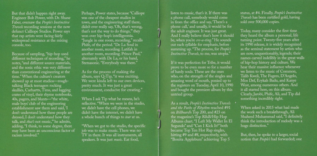 A Tribe Called Quest – People's Instinctive Travels And The Paths Of Rhythm Music CD