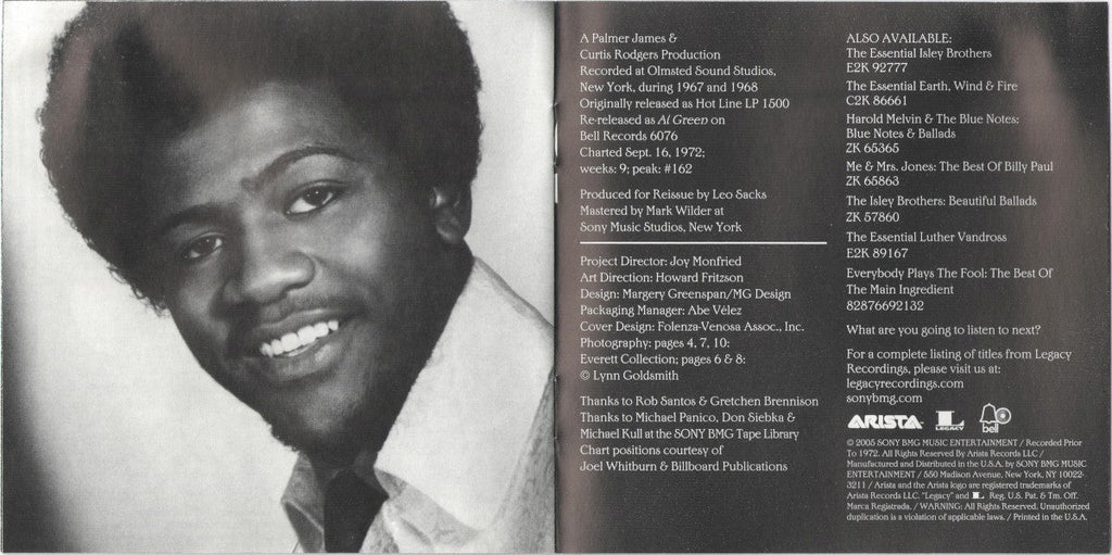Al Green – Back Up Train Music CD