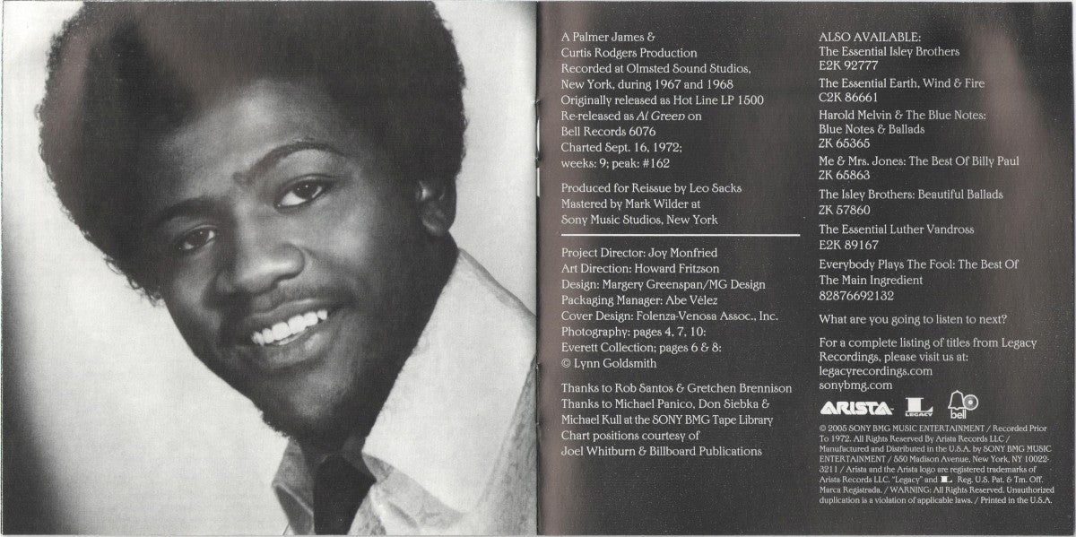 Al Green – Back Up Train Music CD