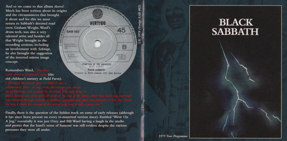Black Sabbath – Sabotage Music CD