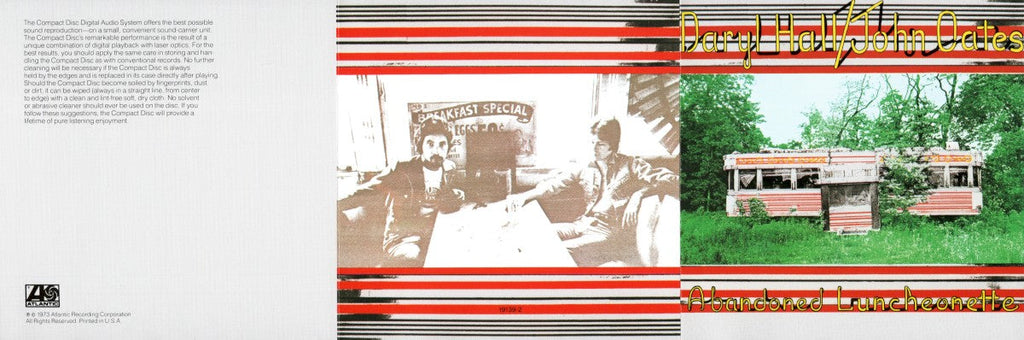 Daryl Hall & John Oates – Abandoned Luncheonette Music CD