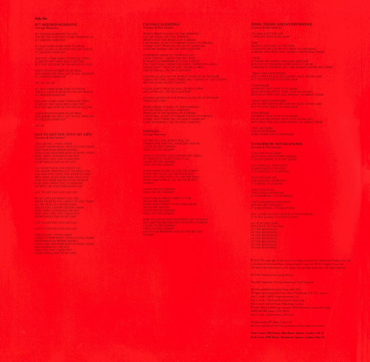 The Beatles – 1962-1966 (The Red Album): 2023 Edition (3-LP Vinyl) Vinyl Record