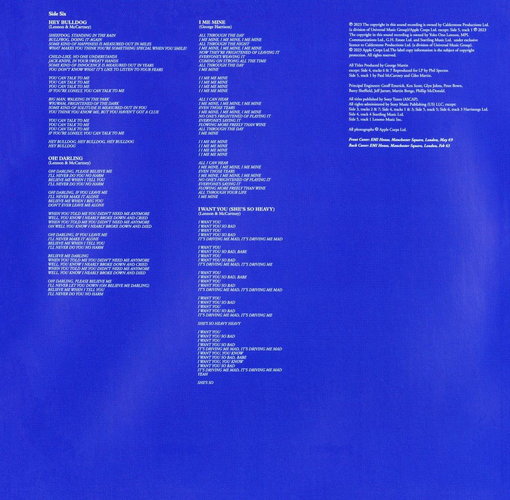The Beatles – 1967-1970 (The Blue Album): 2023 Edition (3-LP Vinyl) Vinyl Record
