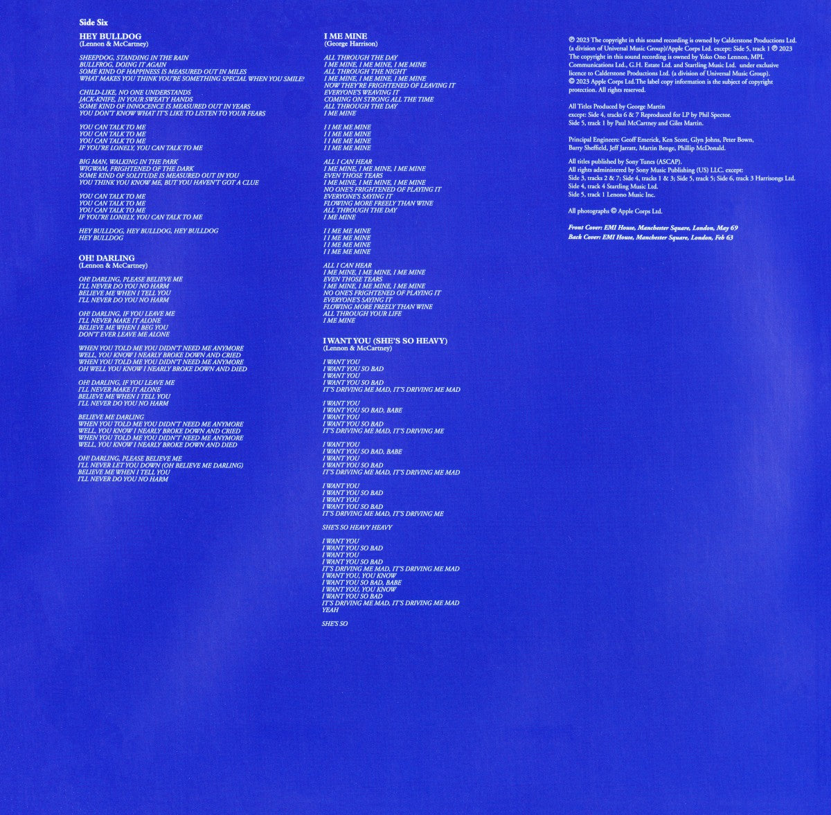 The Beatles – 1967-1970 (The Blue Album): 2023 Edition (3-LP Vinyl) Vinyl Record
