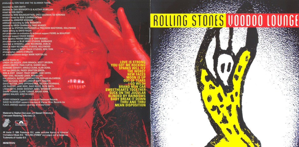 The Rolling Stones – Voodoo Lounge Music CD