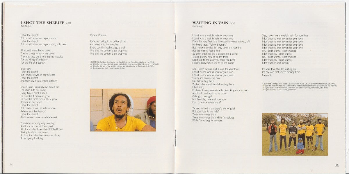 Bob Marley & The Wailers – Legend Music CD