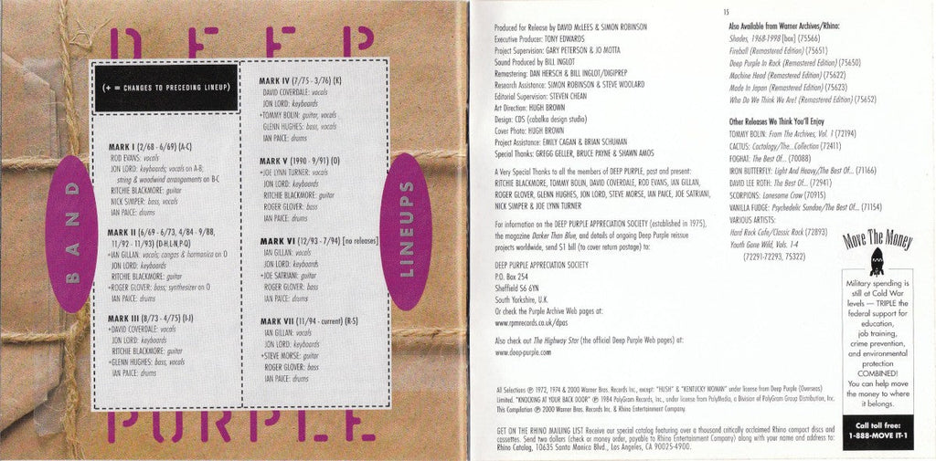 Deep Purple – The Very Best of Deep Purple Music CD