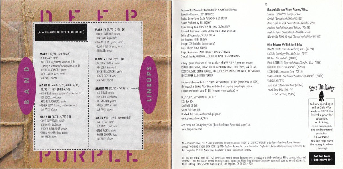 Deep Purple – The Very Best of Deep Purple Music CD