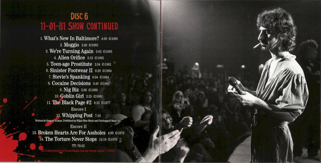 Frank Zappa – Halloween 81: Live At The Palladium, NYC (6-CD) Music CD
