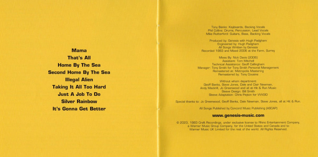 Genesis – Genesis Music CD