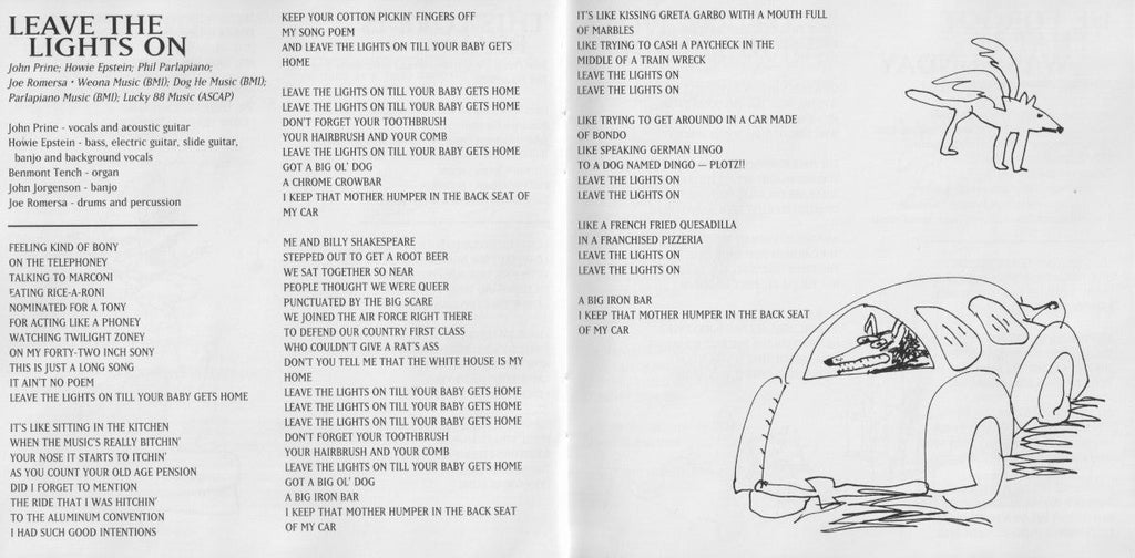 John Prine – Lost Dogs & Mixed Blessings Music CD