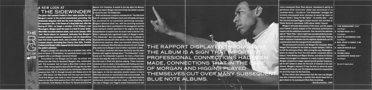 Lee Morgan – The Sidewinder Music CD