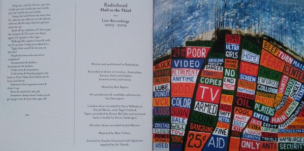 Radiohead – Hail to the Thief Music CD