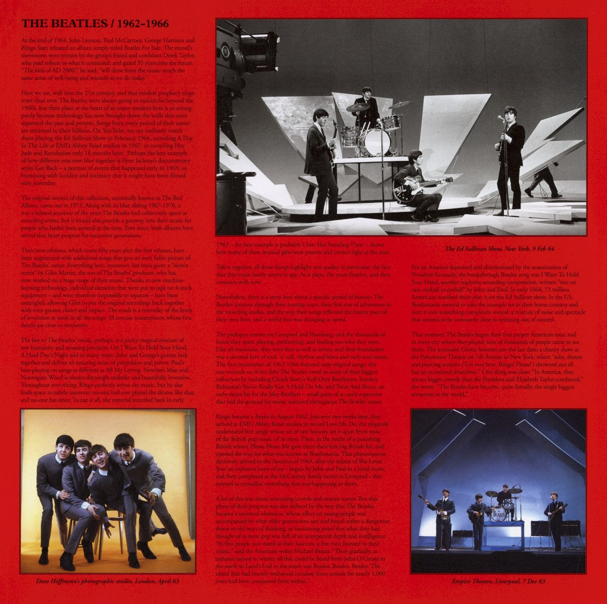 The Beatles – 1962-1966 (The Red Album): 2023 Edition (3-LP Vinyl) Vinyl Record