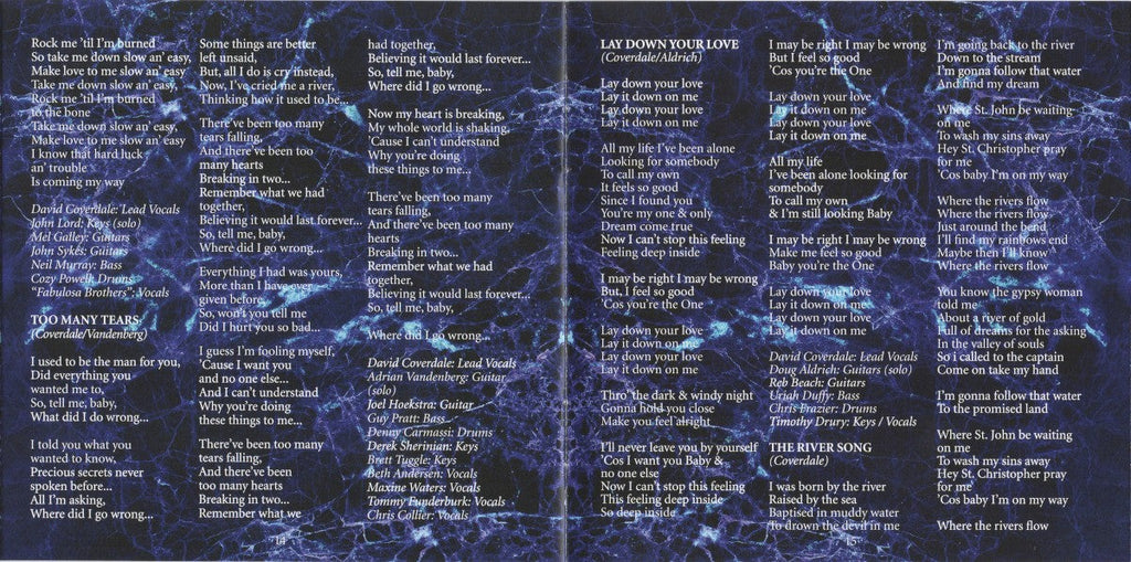Whitesnake – The Blues Album Music CD