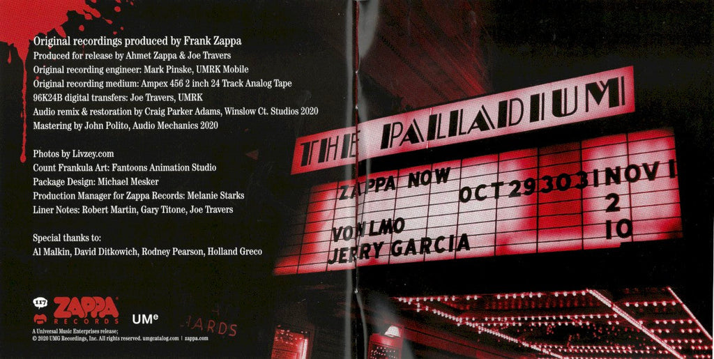 Frank Zappa – Halloween 81: Live At The Palladium, NYC (6-CD) Music CD