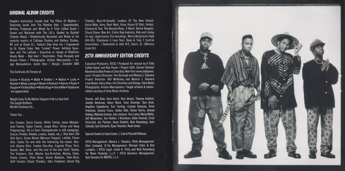 A Tribe Called Quest – People's Instinctive Travels And The Paths Of Rhythm Music CD