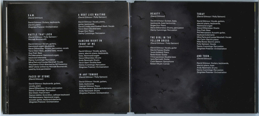 David Gilmour – Rattle That Lock Music CD