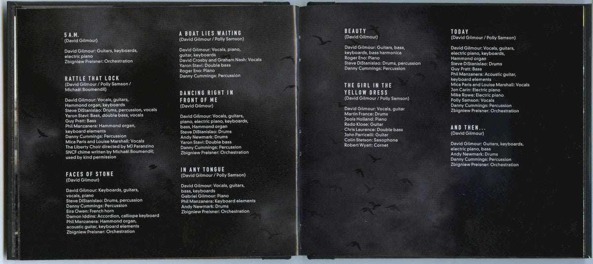 David Gilmour – Rattle That Lock Music CD