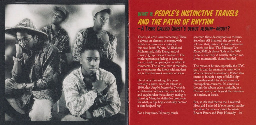 A Tribe Called Quest – People's Instinctive Travels And The Paths Of Rhythm Music CD