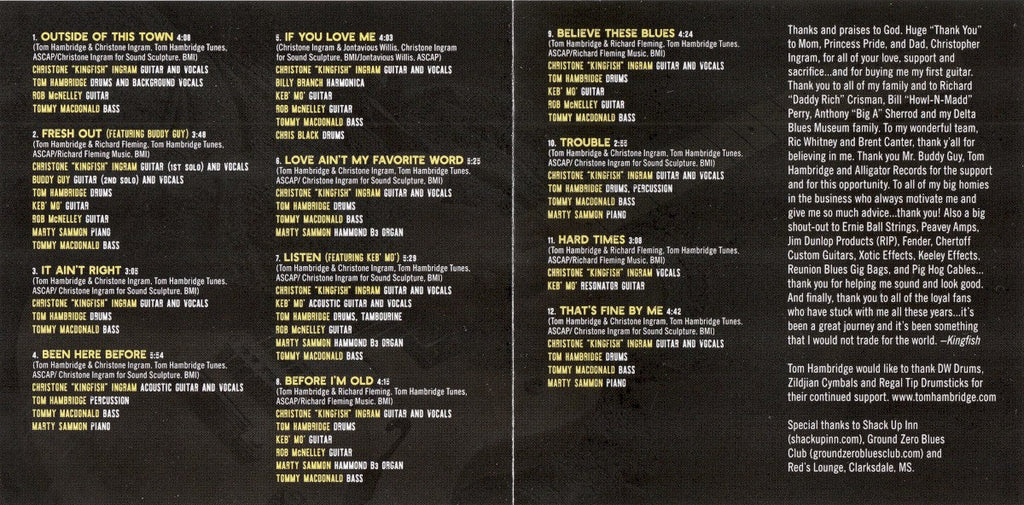 Christone "Kingfish" Ingram – Kingfish Music CD