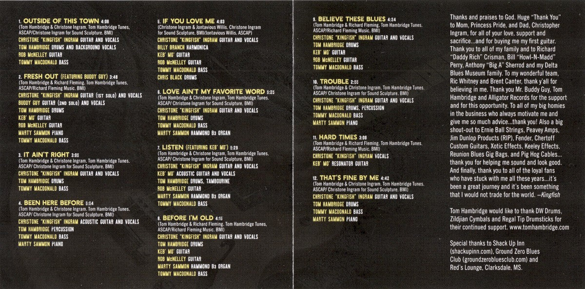 Christone "Kingfish" Ingram – Kingfish Music CD