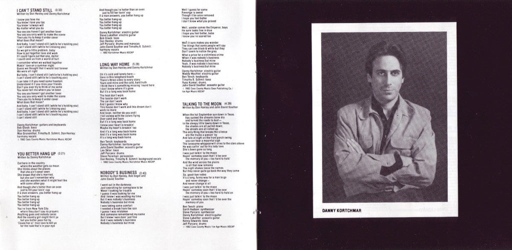 Don Henley – I Can't Stand Still Music CD