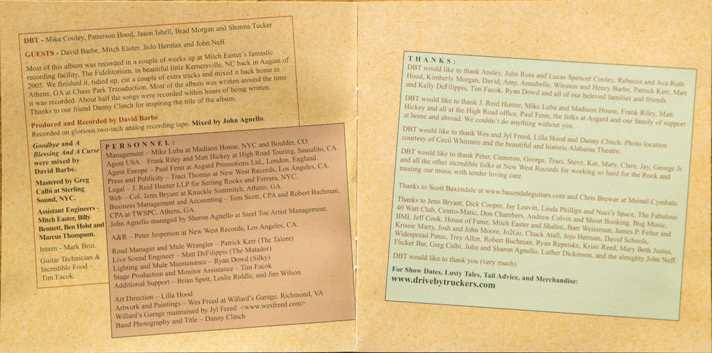 Drive-By Truckers – Blessing & A Curse (2-CD) Music CD