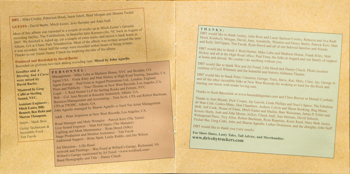 Drive-By Truckers – Blessing & A Curse (2-CD) Music CD