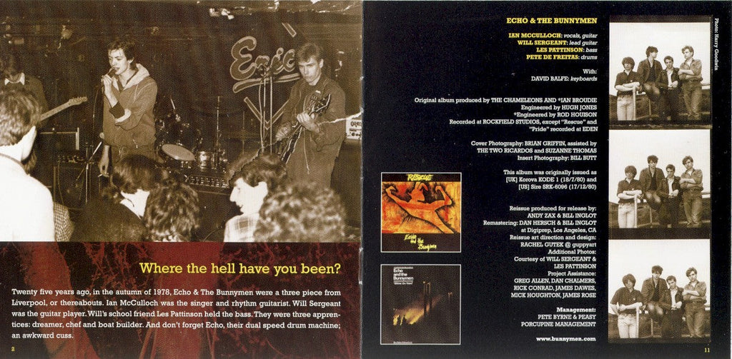 Echo & The Bunnymen – Crocodiles Music CD