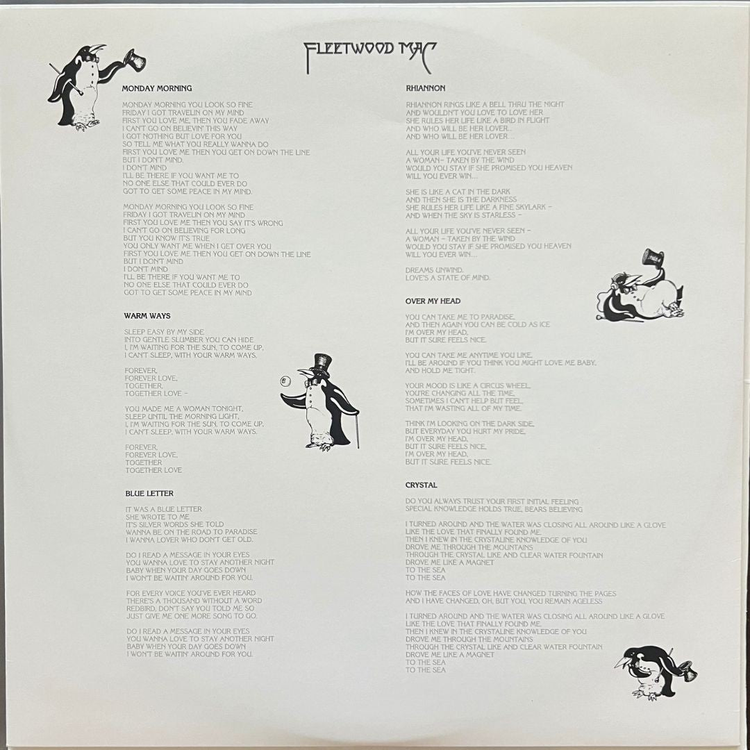 Fleetwood Mac – Fleetwood Mac (LP Vinyl) Vinyl Record