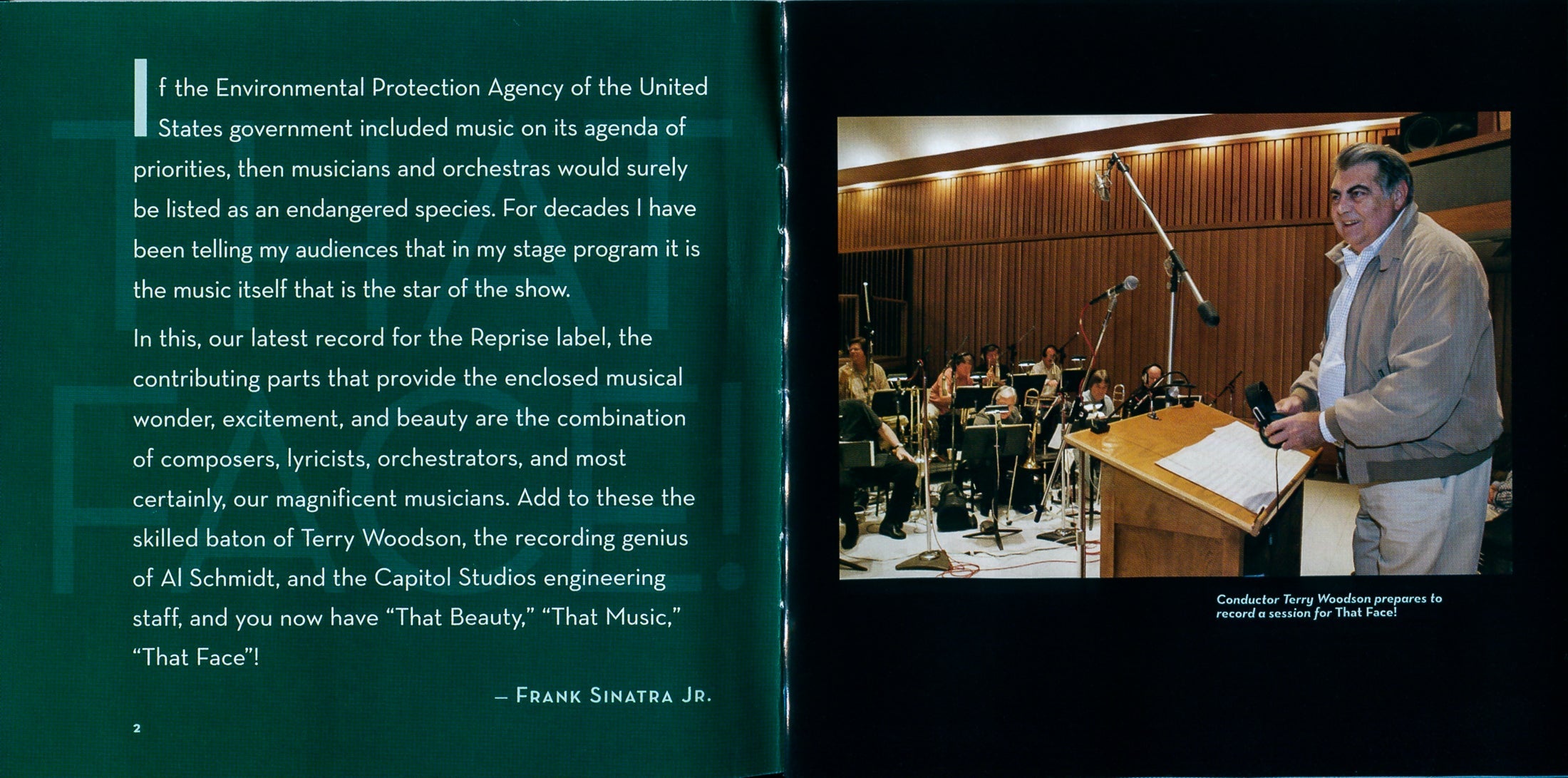 Frank Sinatra, Jr. – That Face Music CD
