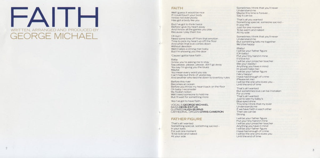 George Michael – Faith (LP Vinyl) Vinyl Record