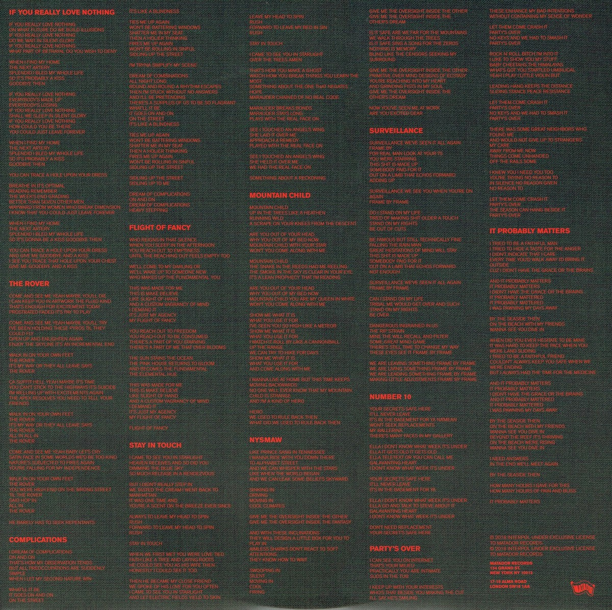Interpol – Marauder (LP Vinyl) Vinyl Record