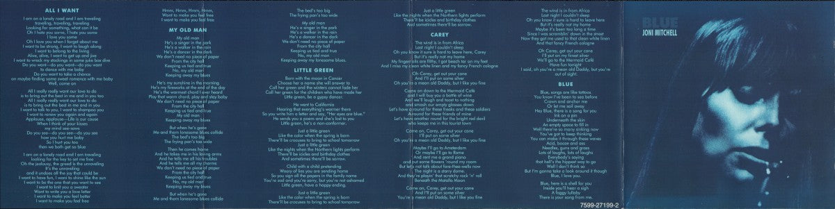 Joni Mitchell – Blue Music CD