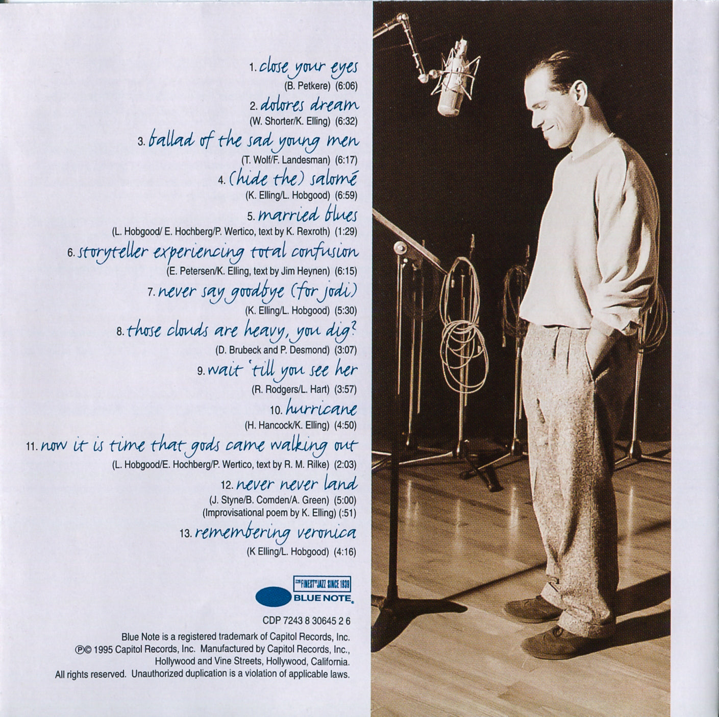 Kurt Elling – Close Your Eyes Music CD