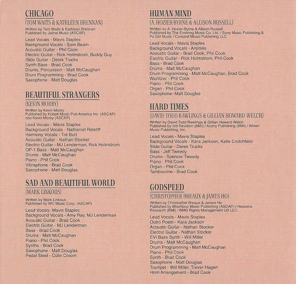 Mavis Staples – Sad & Beautiful World Music CD