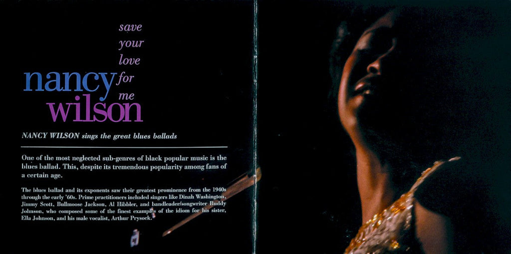Nancy Wilson – Save Your Love For Me... Music CD