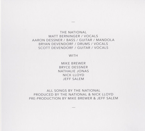 National – The National Music CD