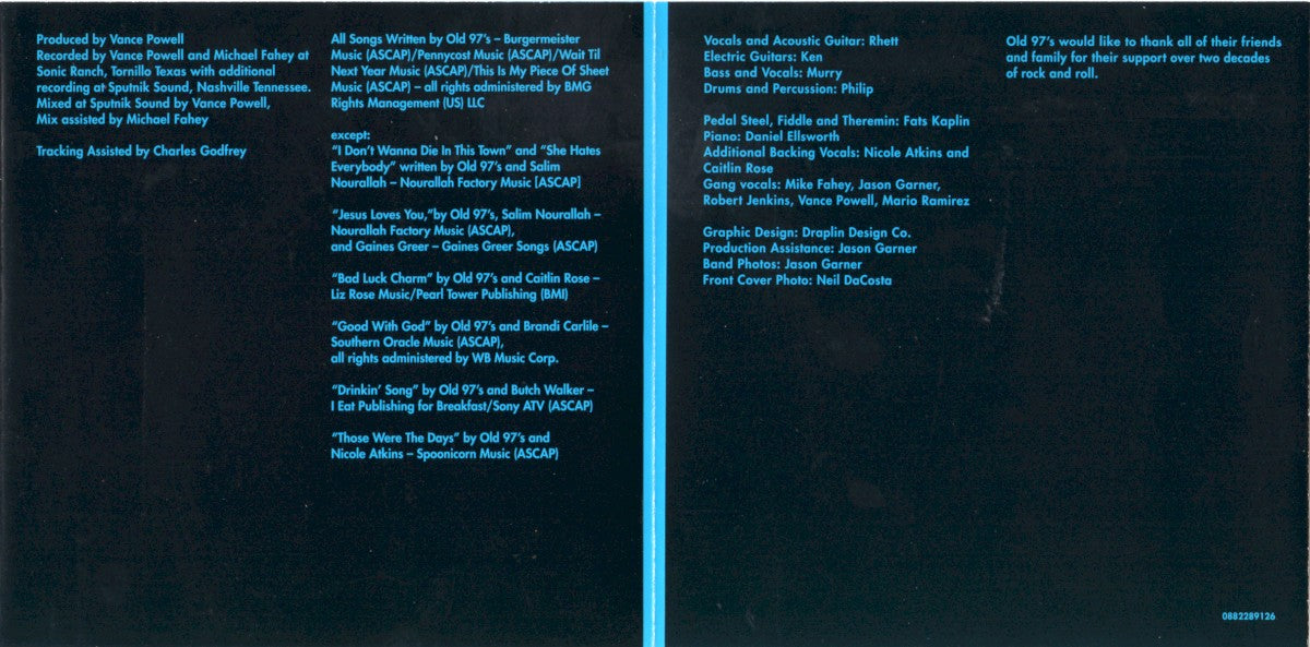 Old 97's – Graveyard Whistling Music CD