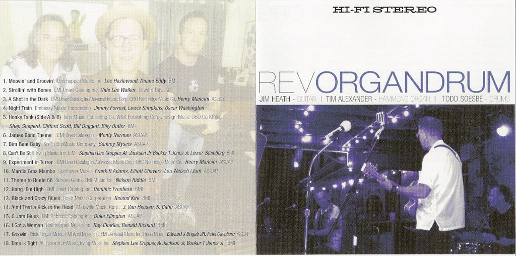 Reverend Organdrum – Hi-Fi Stereo Music CD
