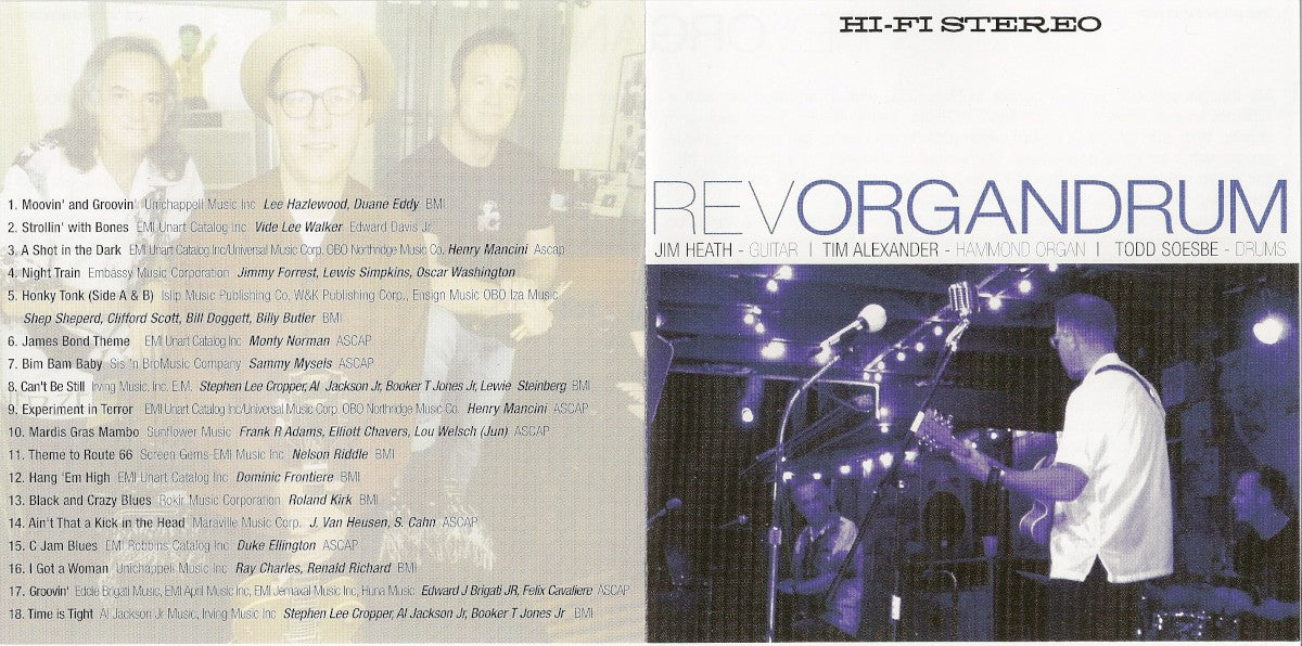 Reverend Organdrum – Hi-Fi Stereo Music CD