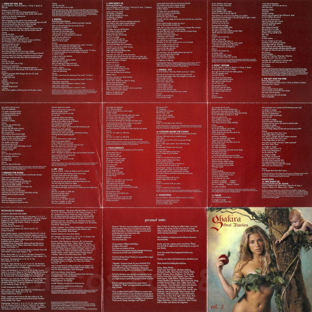 Shakira – Oral Fixation Vol. 2 (2-LP Vinyl) Vinyl Record
