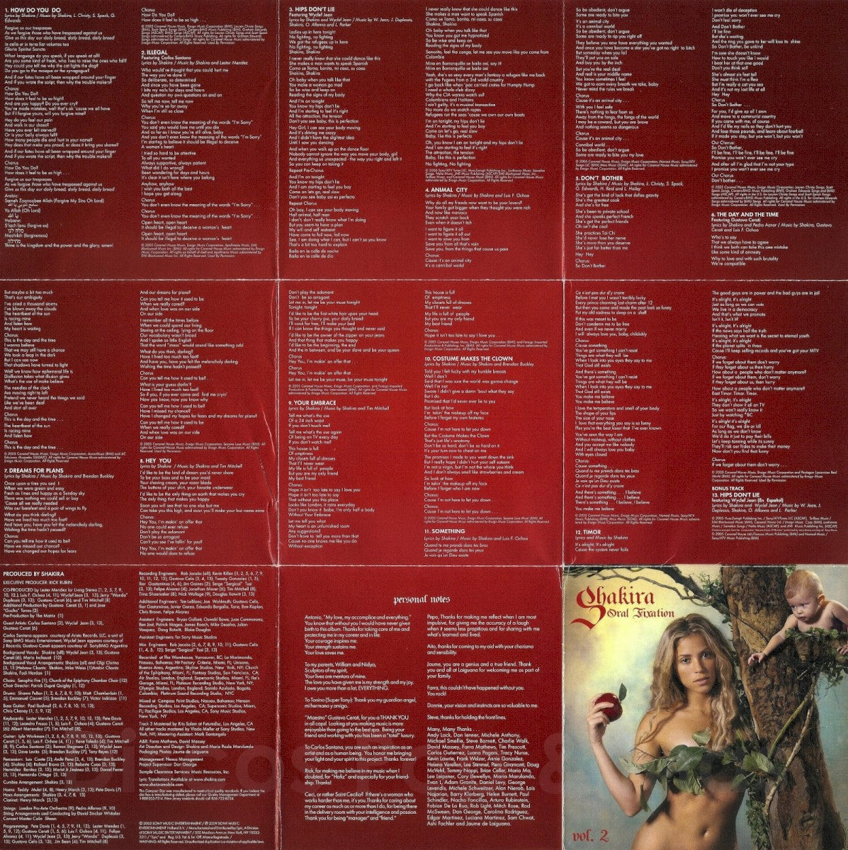 Shakira – Oral Fixation Vol. 2 (2-LP Vinyl) Vinyl Record