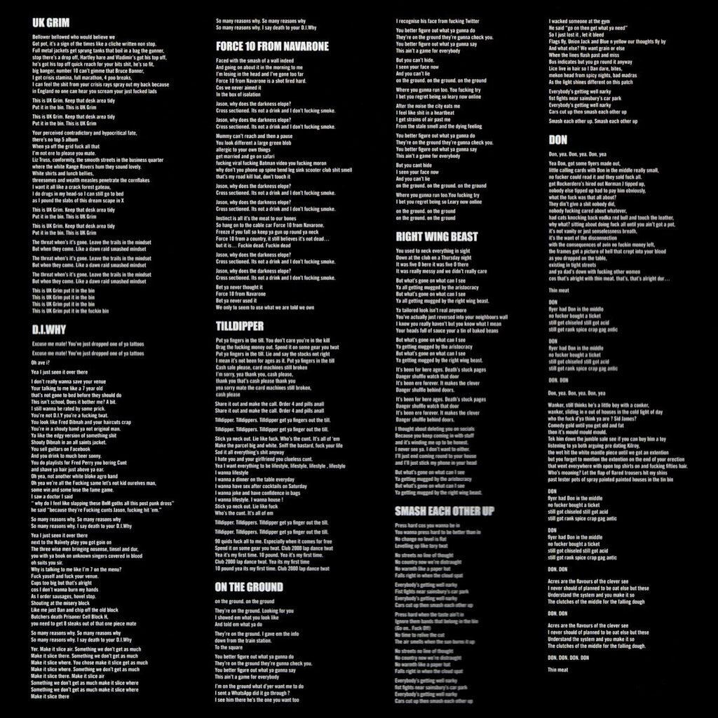 Sleaford Mods – UK GRIM (LP Vinyl) Vinyl Record