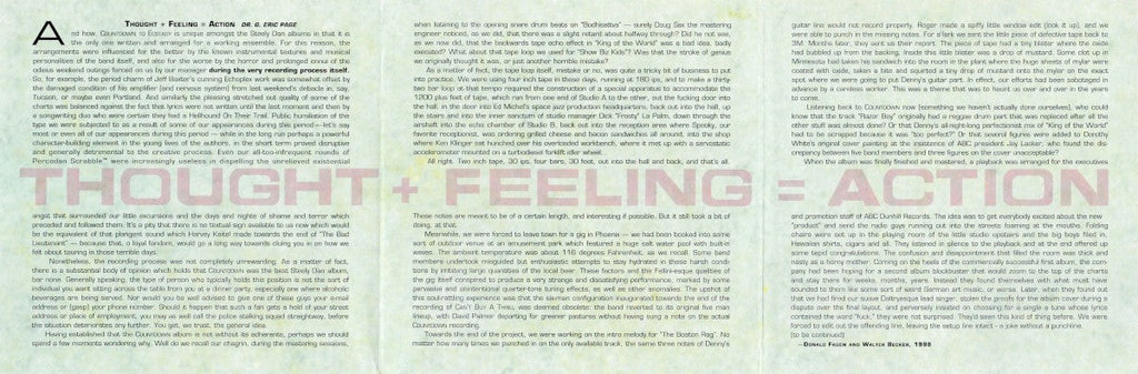 Steely Dan – Countdown To Ecstasy: Remastered Music CD