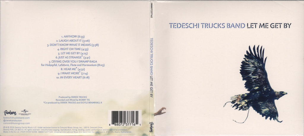 Tedeschi Trucks Band – Let Me Get By Music CD