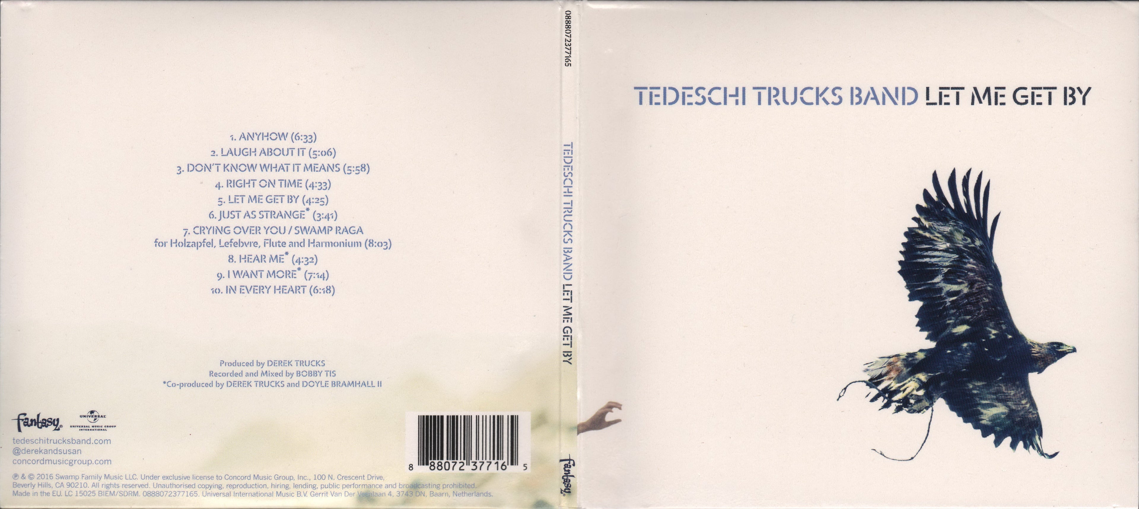 Tedeschi Trucks Band – Let Me Get By Music CD